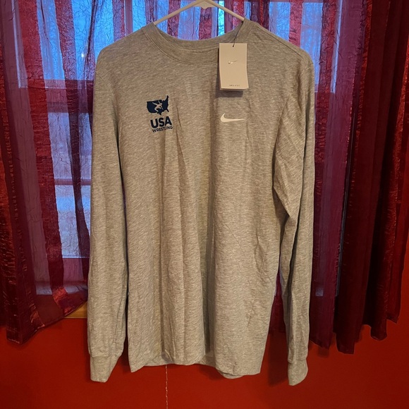 Nike Other - Nike Gray USA Wrestling Shirt